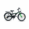 CHANTY Roader 24" Bicicletta nera e verde per bambini | 7 marce |