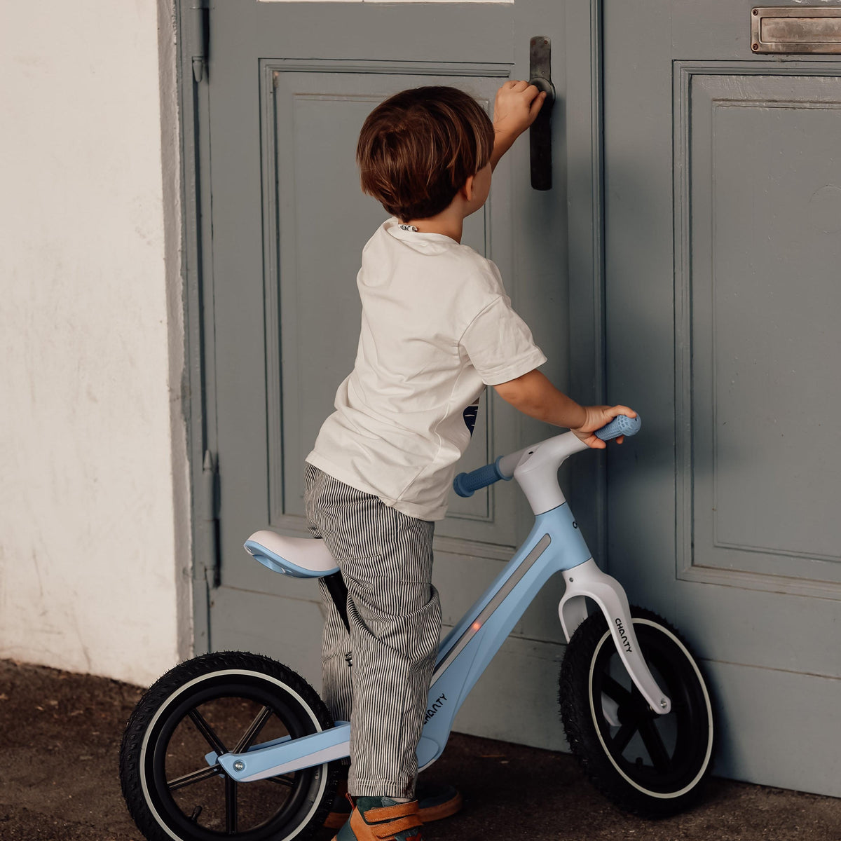 Chanty Go Bicicletta da Corsa Blu | Con Luce Integrata