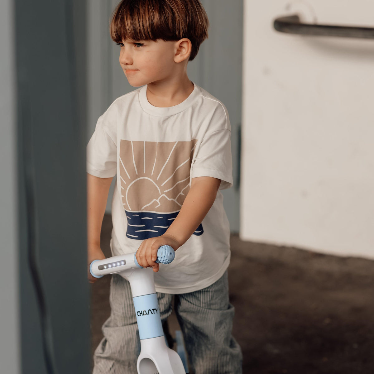 Chanty Go Bicicletta da Corsa Blu | Con Luce Integrata
