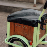 Copertura antipioggia per bicicletta cargo per bambini