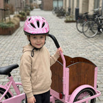 Casco per bambini Chanty – Rosa con cuori