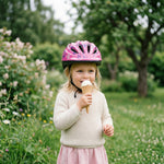 Casco per bambini Chanty – Rosa con stelle