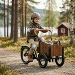 Casco per bambini CHANTY + set protezioni – Beige sabbia