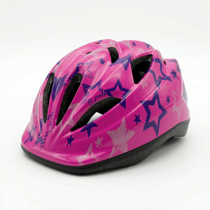 Casco per bambini Chanty – Rosa con stelle
