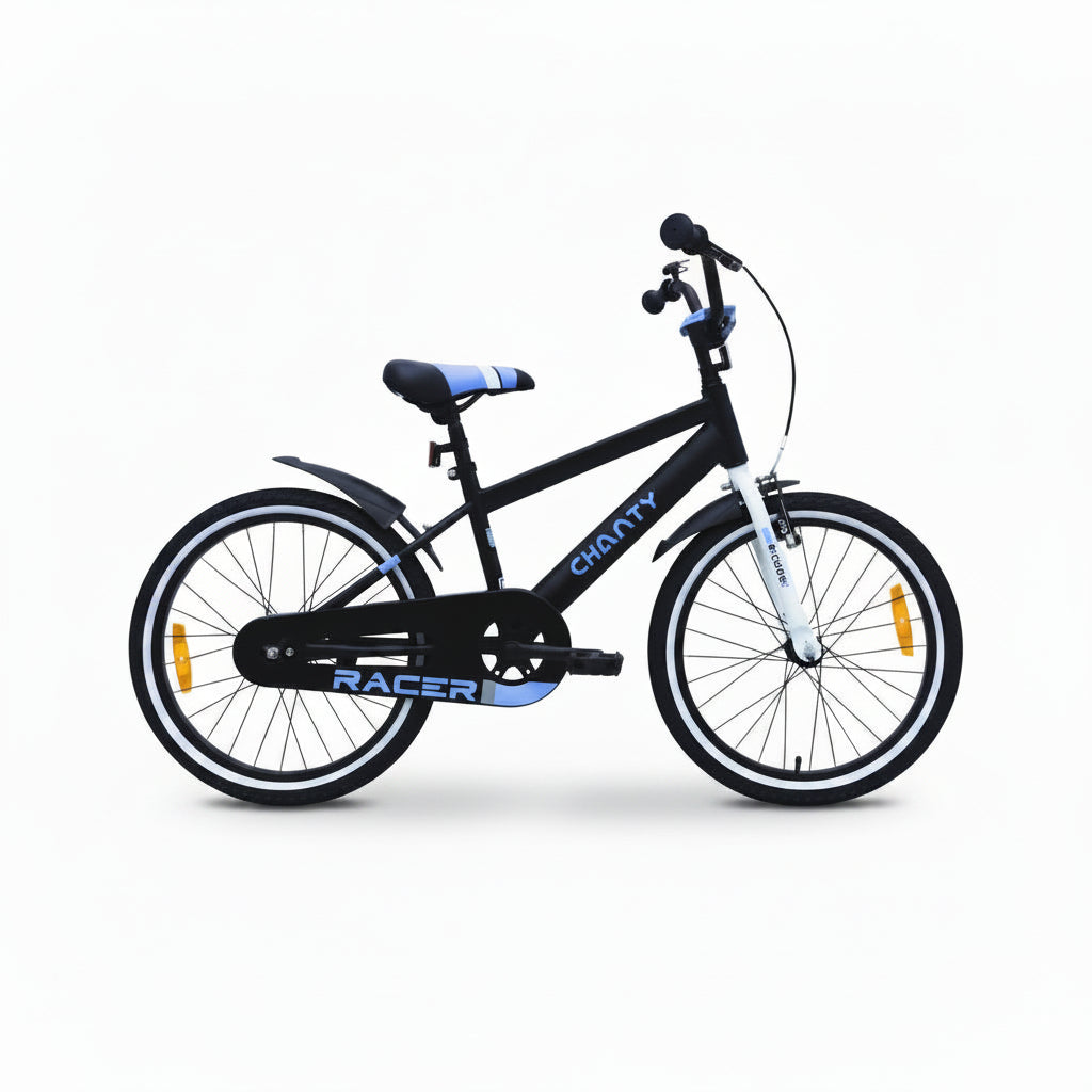 CHANTY Racer 20" Bicicletta nera per bambini | 5-9 anni |