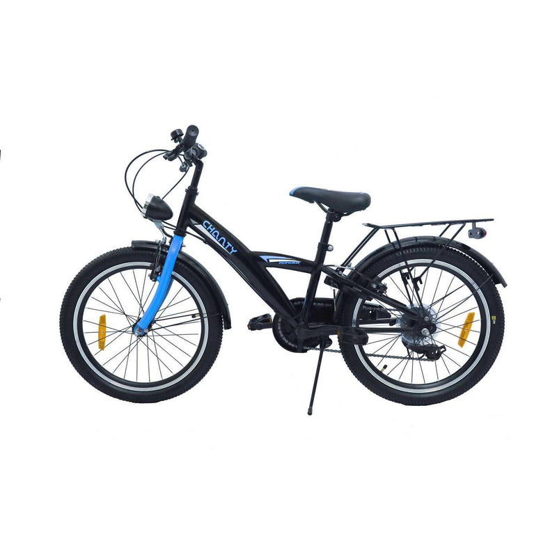 CHANTY Roader 20" Bicicletta nera per bambini | 7 marce |