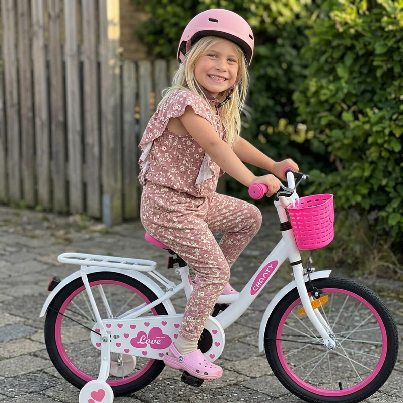 CHANTY Love 18" Bicicletta rosa per bambine |